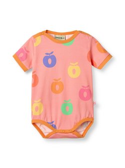 Artikelbild Baby Strampler von Småfolk in rosa bedruckt