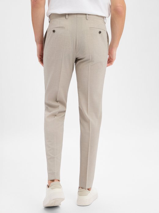 Baukasten-Anzughose mit Schurwoll-Anteil