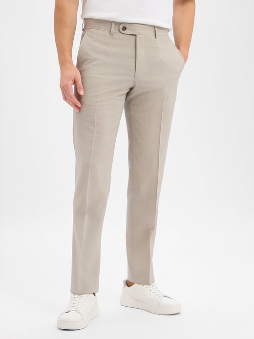 Baukasten-Anzughose mit Schurwoll-Anteil