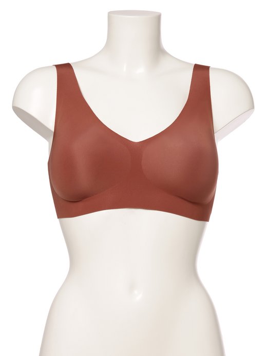 Biustonosz damski - ZERO Feel - Bez fiszbin - Usztywniany