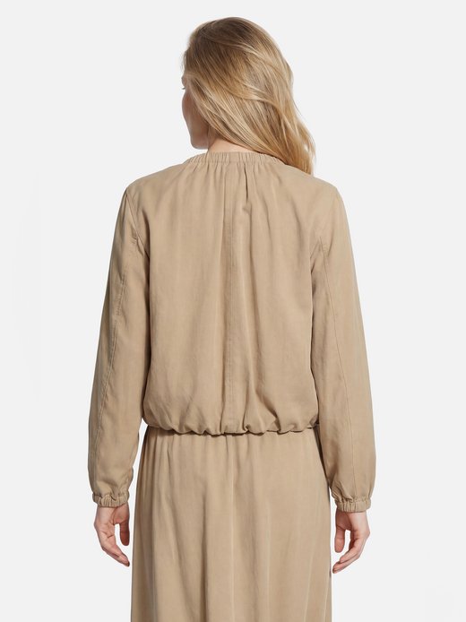 Bluza damska z zawartością lnu