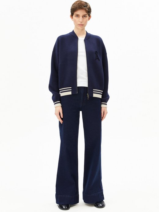 Bluza damska z zawartością wełny - Iconic Bomber