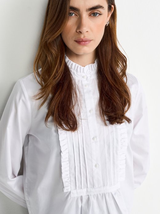 Bluzka damska z falbanką