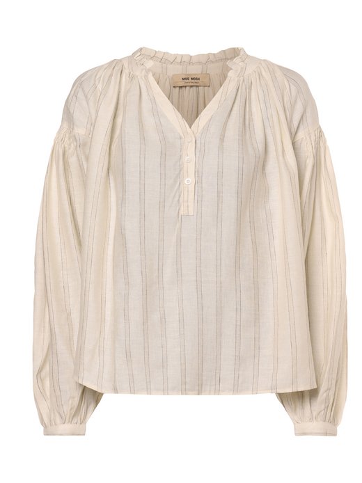 Bluzka damska z zawartością lnu - MMSafi