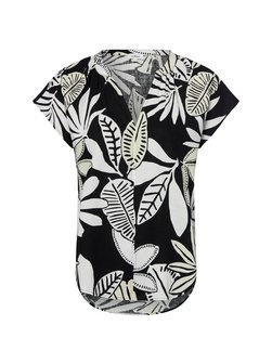 Bluzka damska z zawartością lnu