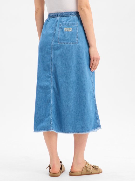 Dżinsowa spódnica damska - Izeway