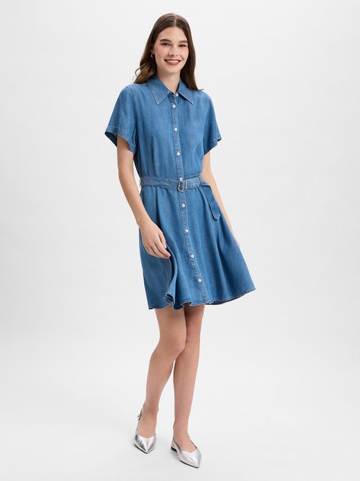 Dżinsowa sukienka damska - Kastami