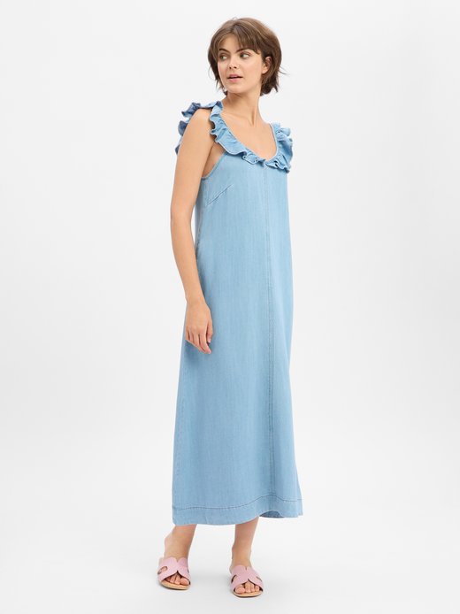 Dżinsowa sukienka damska - Nuelida