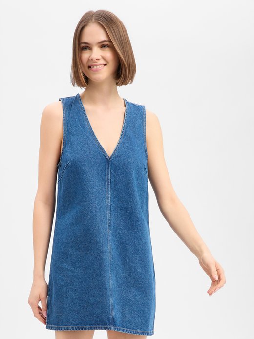 Dżinsowa sukienka damska - Xristina