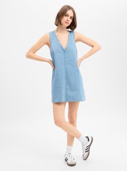 Dżinsowa sukienka damska - Xristina