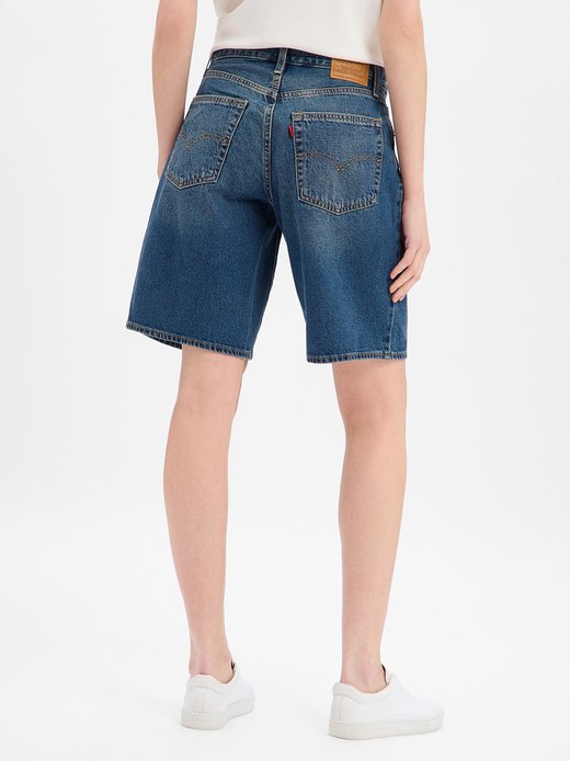 Dżinsowe bermudy damskie - Baggy Dad Jort