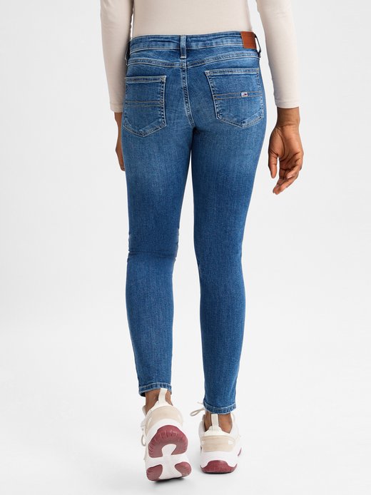 【トミーフィルガー】Jeans Sophie ダメージ ジーンズ Tommy Jeans SOPHIE - Jeansy Skinny Fit/czarny denim - Zalando.pl