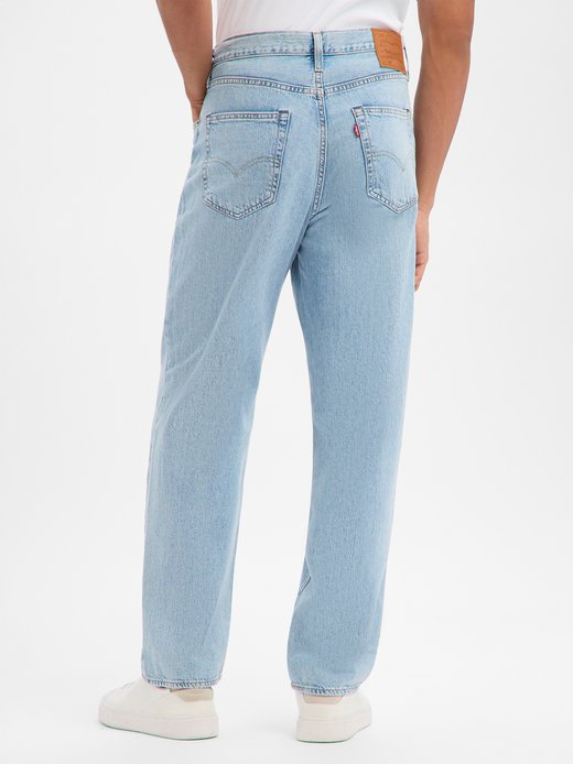 Dżinsy męskie z zawartością lnu