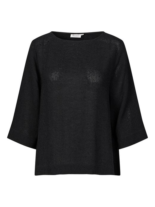 Damen 3/4-Arm Oversize-Bluse