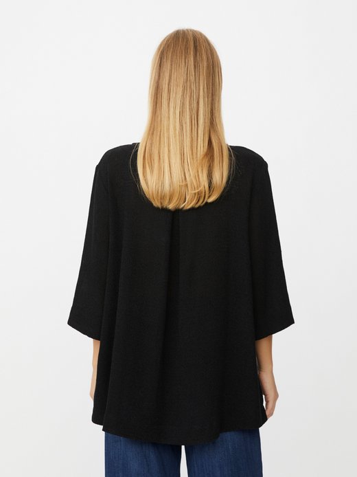 Damen 3/4-Arm Oversize-Bluse