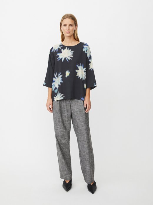 Damen 3/4-Arm Oversize-Bluse