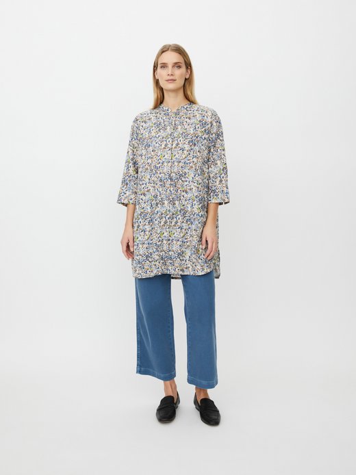 Damen 3/4-Arm Oversize-Bluse