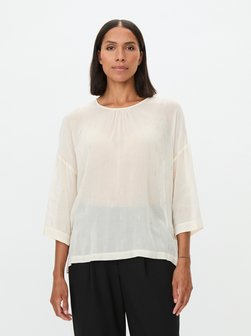 Damen 3/4-Arm Oversize-Bluse