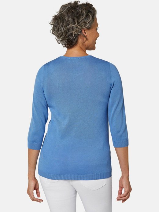 Damen 3/4-Arm-Pullover - Kurzgröße