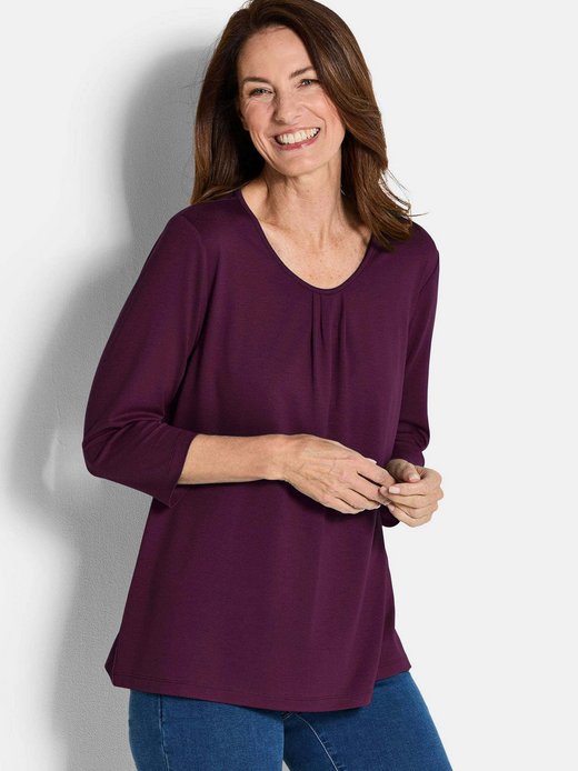 Damen 3/4-Arm-Shirt - Kurzgröße