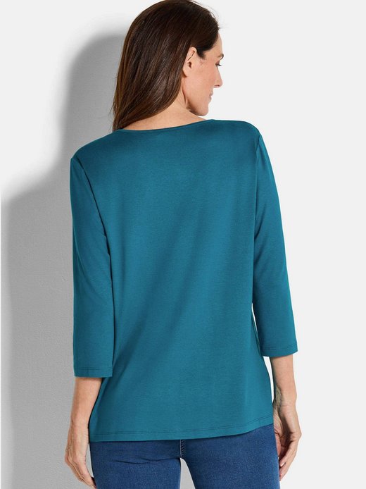 Damen 3/4-Arm-Shirt - Kurzgröße