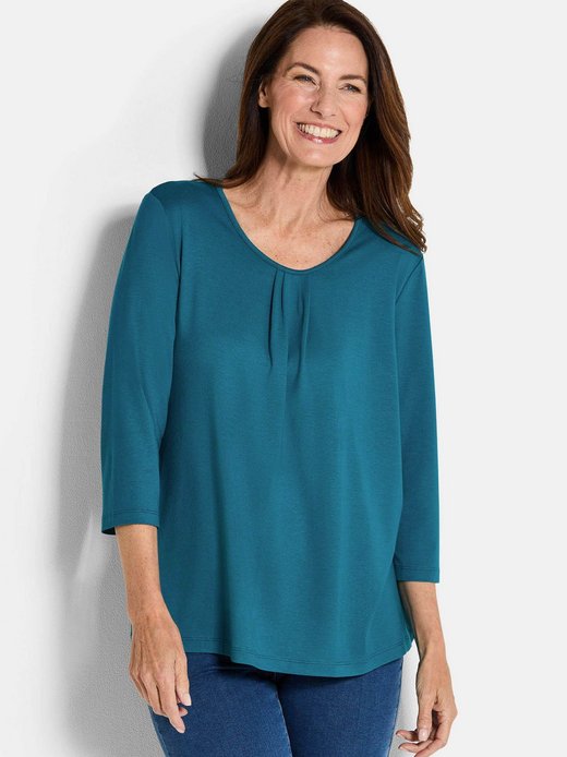 Damen 3/4-Arm-Shirt - Kurzgröße