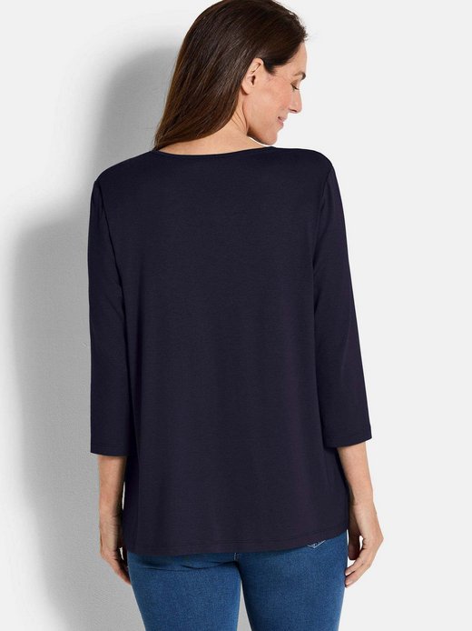 Damen 3/4-Arm-Shirt - Kurzgröße
