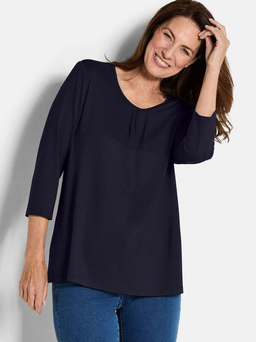 Damen 3/4-Arm-Shirt - Kurzgröße