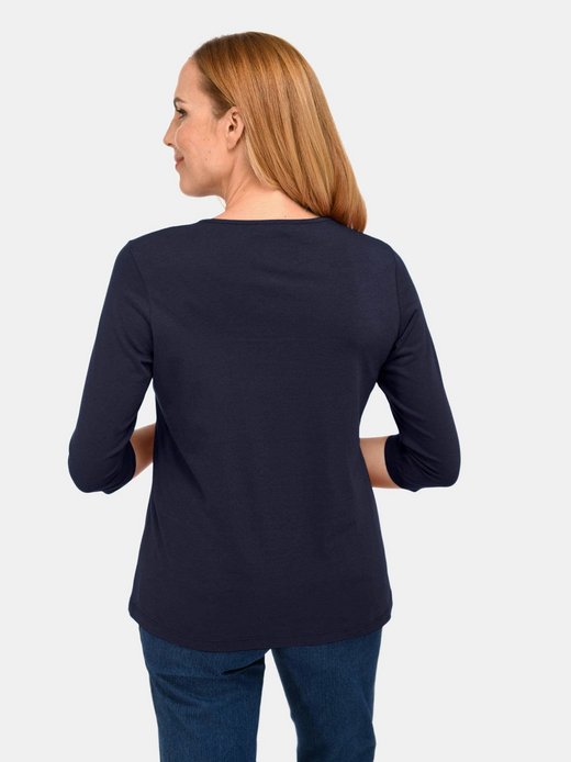 Damen 3/4-Arm-Shirt - Kurzgröße