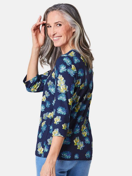 Damen 3/4-Arm-Shirt - Kurzgröße
