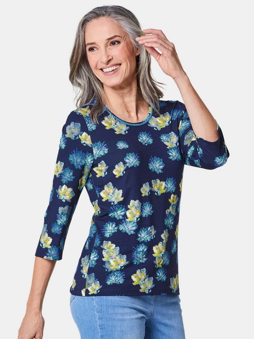 Damen 3/4-Arm-Shirt - Kurzgröße