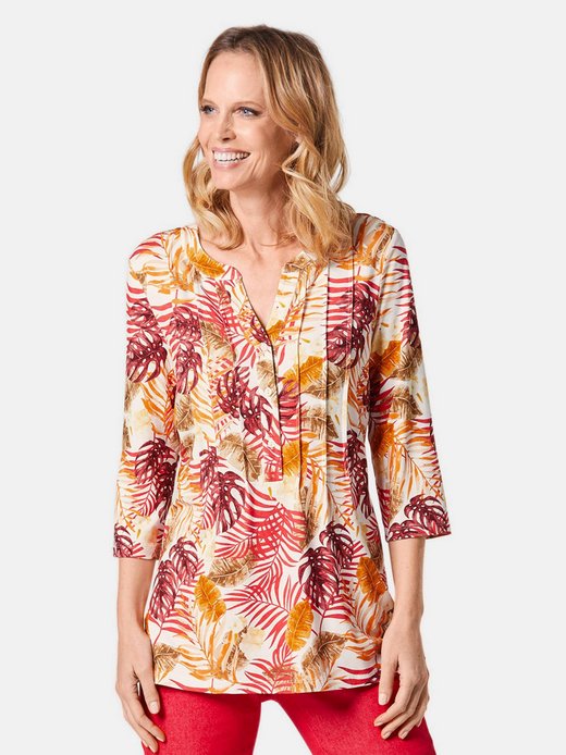 Damen 3/4-Arm-Shirt - Kurzgröße