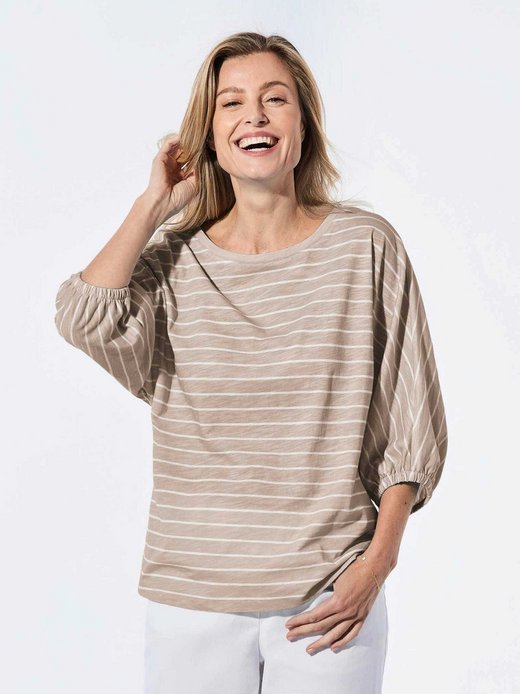 Damen 3/4-Arm-Shirt - Kurzgröße