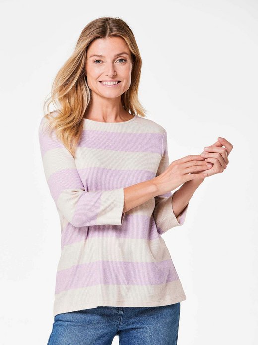 Damen 3/4-Arm-Shirt - Kurzgröße