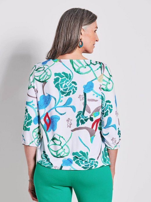 Damen 3/4-Arm-Shirt - Kurzgröße