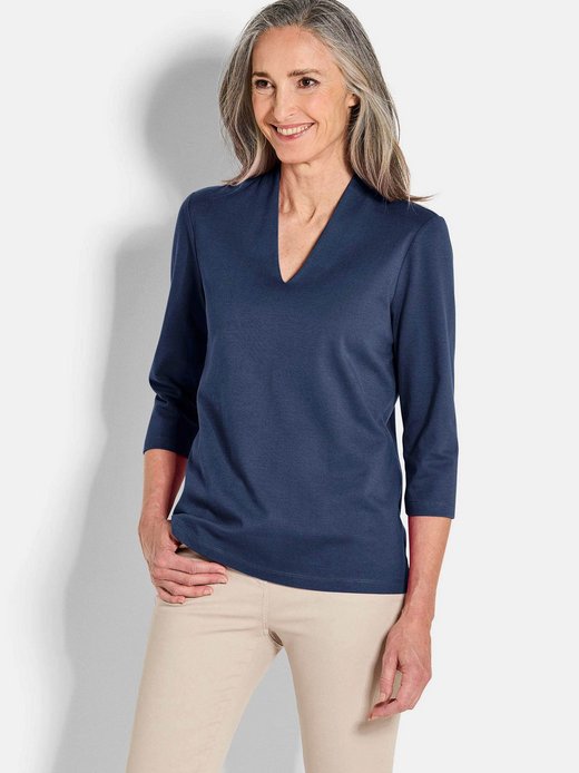 Damen 3/4-Arm-Shirt - Kurzgröße