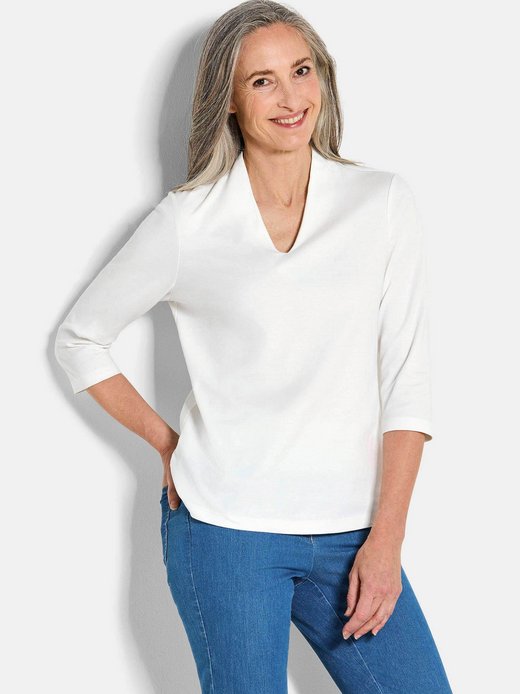 Damen 3/4-Arm-Shirt - Kurzgröße