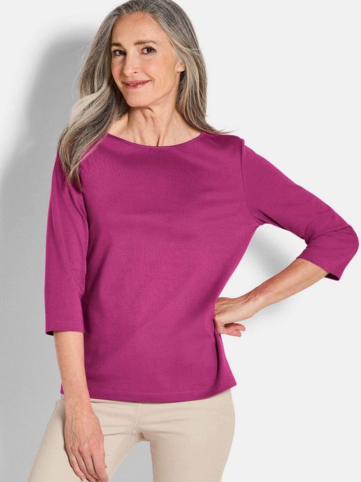 Damen 3/4-Arm-Shirt - Kurzgröße