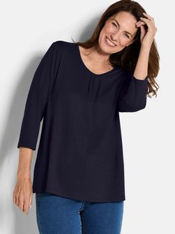 Damen 3/4-Arm-Shirt - Kurzgröße
