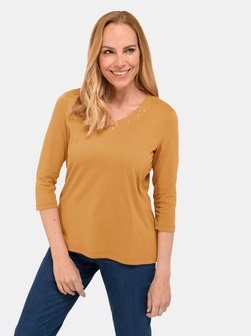 Damen 3/4-Arm-Shirt - Kurzgröße
