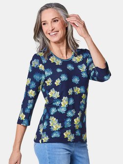 Damen 3/4-Arm-Shirt - Kurzgröße