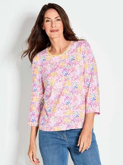 Damen 3/4-Arm-Shirt - Kurzgröße