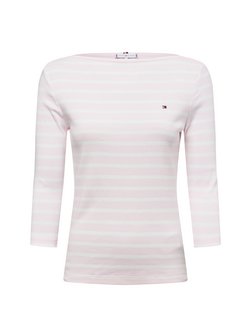 Artikelbild Damen 3/4-Langarmshirt von Tommy Hilfiger in rosa ecru gestreift