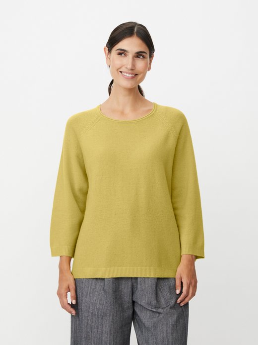 Damen 3/4 Ärmel-Strickpullover