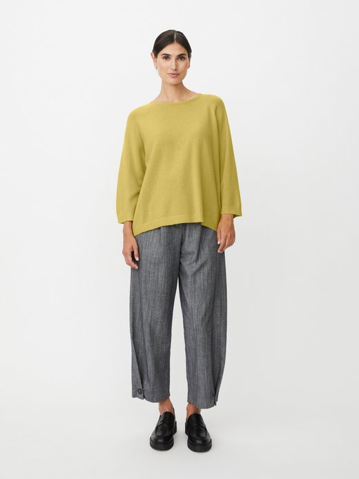 Damen 3/4 Ärmel-Strickpullover