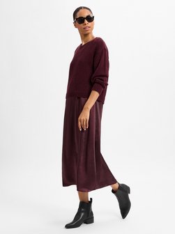 Artikelbild Damen 3-in-1 Kleid mit Mohair-Anteil von Robe Légère in bordeaux uni