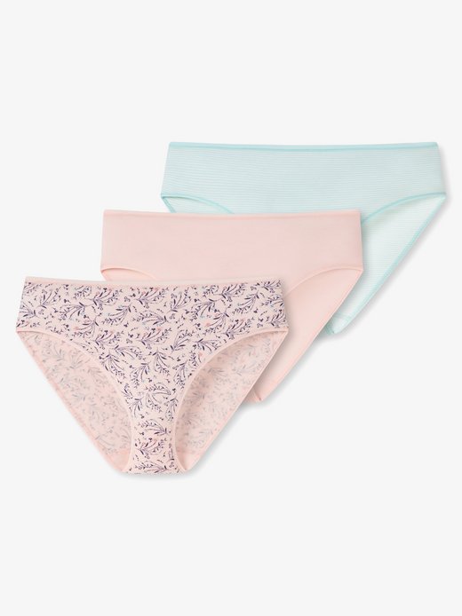 Damen 3er-Pack Slips  -  Cotton Essentials
