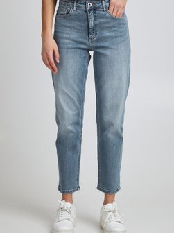 Artikelbild Damen 5-Pocket-Jeans - IHTWIGGY von Ichi in blau uni