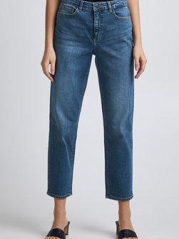 Artikelbild Damen 5-Pocket-Jeans - IHTWIGGY von Ichi in blau uni