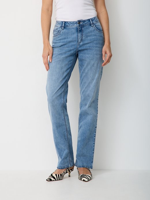 Damen 5-Pocket Jeans - LARA Straight Fit